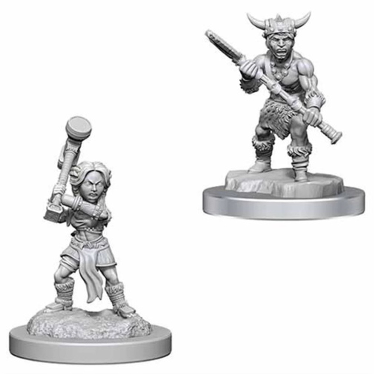(image for) D&D Nolzur's Marvelous Miniatures - Halfling Barbarians